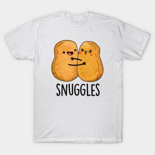 Snuggles Funny Nugget Couple Pun T-Shirt